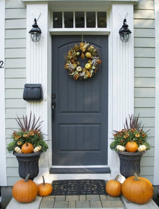 Fall Front Porch Staging